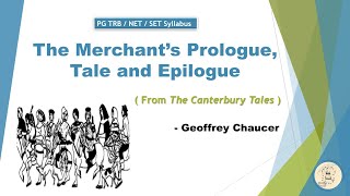 The Merchants Prologue Tale and Epilogue  The Canterbury Tales  Chaucer  NET  SET  in Tamil [upl. by Ecirb]