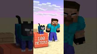 Help Herobrine Cat Jump Long shorts minecraft newupload helpherobrine [upl. by Ennovyhc]