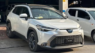 Toyota Corolla Cross Hybrid 2023 Price Specs amp Features  Rav4SUV l AppleCarplay [upl. by Rustice]