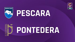 Pescara  Pontedera 21  Gli Highlights [upl. by Enirehtak]