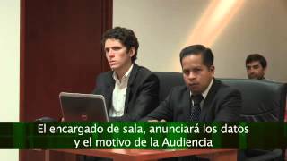 3 APERTURA DE LA AUDIENCIA Ejemplo Práctico del Sistema Acusatorio en México [upl. by Pyszka]