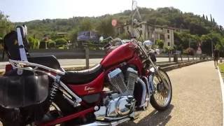 A trip to Italy  Suzuki Intruder 800CC  GOPRO EDIT [upl. by Santiago]