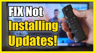 How to Fix Not Installing Update on Firestick Logo Screen [upl. by Aramoiz]