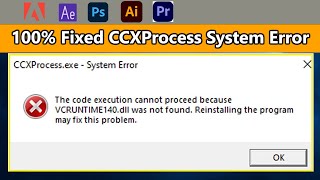 Fix CCProcessexe  System Error  Problem Solved [upl. by Berna]