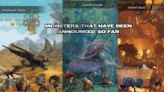 Monster Hunter Wilds All Large Monsters Revealed So Far [upl. by Duong]