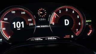 BMW M760Li G12 640PS 800NM 330kmh [upl. by Cindie805]