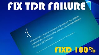 FIX TDR FAILURE BLUE SCREENatikmdag sys ON WINDOWS 11108187 [upl. by Winou950]