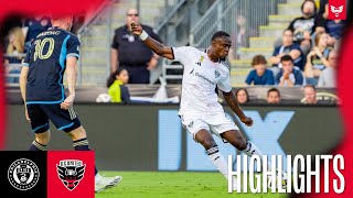 Philadelphia Union vs DC United  HIGHLIGHTS  MLS 2024 [upl. by Guntar]