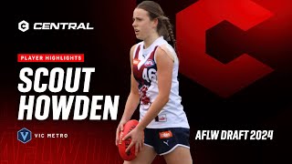 2024 AFLW Draft  Scout Howden Player Highlights [upl. by Norm]