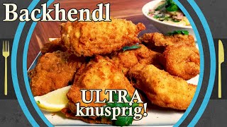 Backhendl einfach selber machen österreichischer Rezepteklassiker Backhendl Rezept [upl. by Fidelity470]