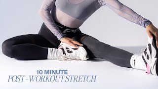 POSTWORKOUT STRETCH amp COOLDOWN 10 minutes Recovery Flexibility [upl. by Okoyk924]