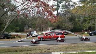 Shriners Drive gokarts over hearse parade 2018 [upl. by Trebreh754]