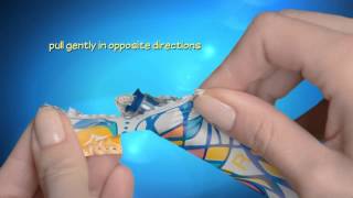 How to use a tampon TAMPAX Compak Pearl Opening the wrapper [upl. by Sherilyn]