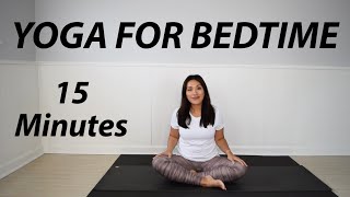 15 Min Evening Yoga for Winding Down  Gentle Bedtime Yoga Practice [upl. by Gessner]