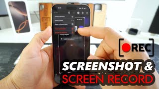 How To Screenshot amp Screen Record On iPhone 16 Pro Max [upl. by Aia]