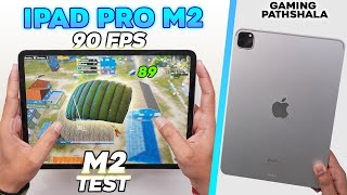 iPad PRO M2 2022  90 FPS PUBG Test with FPS 🔥 TRUE Gaming Device [upl. by Haceber]