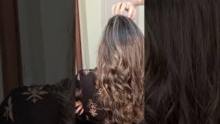 Chocolate ash blonde highlights choclate ash highlights hair hairstyle yt ytshorts [upl. by Linda]