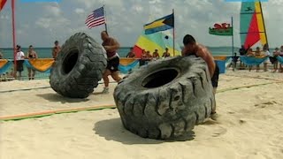 Group 3 Tire Flip  1995 Worlds Strongest Man [upl. by Valerle4]