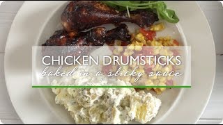 Chicken in a sticky sauce — a really simple recipe for delicious sticky chicken [upl. by Nevuer]