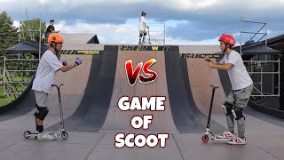 MEGA RAMP GAME OF SCOOT VS NICK NELSON [upl. by Amisoc]