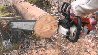 Stihl 024 Super Chainsaw [upl. by Ahsitneuq]