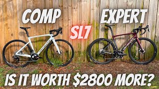 2022 SPECIALIZED TARMAC SL7 COMP vs EXPERT WHAT IS YOUR 2800 DOLLARS GETTING YOU [upl. by Ettenig]