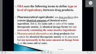 Lec 4 Biopharmaceutical and Pharmacokinetic Considerations [upl. by Ibmat]