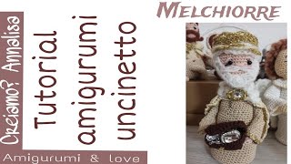 Natività completa Melchiorre amigurumi crochet presepe presepio uncinetto [upl. by Areit927]