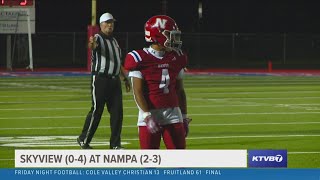 Highlights Nampa defeats Skyview 3128 on lastsecond field goal [upl. by Ahsoek]