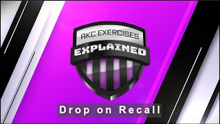 Drop on Recall [upl. by Etnaud]