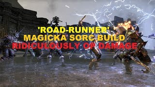 MAGICKA SORC PROCTARD BUILD  RoadRunner  Broken Damage [upl. by Adnamaa]