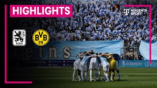 TSV 1860 München  Borussia Dortmund II  Highlights 3 Liga  MAGENTA SPORT [upl. by Lrad485]