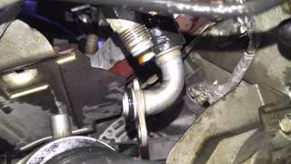 09 Buick Enclave power steering pump removal [upl. by Rinna]