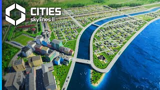 Waterfront Housing amp Quays my BIGGEST Project Yet — Cities Skylines 2 [upl. by Nagaet793]