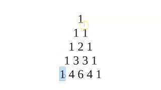 Calculating Pascals Triangle in Python Using Recursion [upl. by Ayiram53]