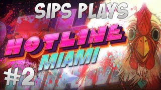 Sips Plays Hotline Miami  Part 2  Turbo Dog [upl. by Yrekcaz]