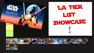 Tier List des cartes Showcase Star Wars Unlimited [upl. by Garmaise118]