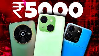 Top 3 Best phones under ₹5000 2024  Best phones under ₹5000  Poco C61  Itel A50c [upl. by Pancho]