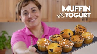 MUFFIN ALLO YOGURT Ricetta Facile  Fatto in Casa da Benedetta [upl. by Amoihc]