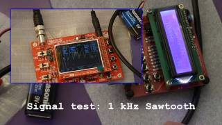 DIY DDS Function Signal Generator amp DSO138 Oscilloscope Signals Test [upl. by Alfredo]