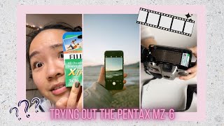 VLOG I Try The Pentax MZ6 Film Camera for the First Time [upl. by Trager]