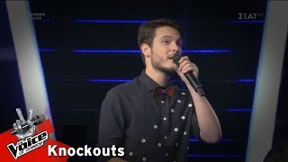 Οδυσσέας Αλεξανδρίδης  Death of a Bachelor  2o Knockout  The Voice of Greece [upl. by Aehsrop]