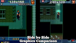 5 Java Games  Graphics Comparison  128x160 VS 240x320 [upl. by Naamana987]