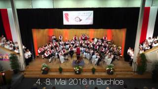 Festakt 59 Bezirksmusikfest 48 Mai 2016 in Buchloe [upl. by Annaerb]