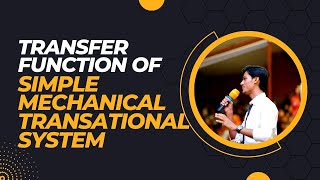 Simple Mechanical Transational System Transfer Function problem2  Ibtisam Hasan [upl. by Jeromy]