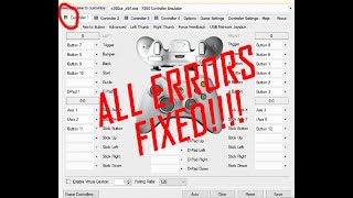 FIXED  x360ce All Errors Fixed [upl. by Huberman727]