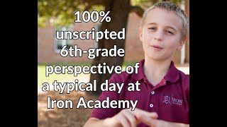 A day in the life of a 6th grader at Iron Academy [upl. by Garrett]