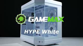 GameMax Hype White – стильний і функціональний MidTower корпус із потужним охолодженням [upl. by Oznohpla]