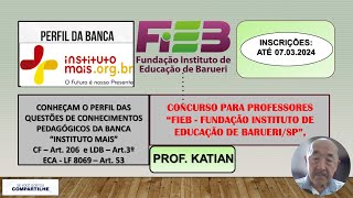 COMO RELACIONAR OS 3 PRINCIPAIS DOCUMENTOS DE CONHECIMENTOS PEDAGÓGICOS ECACF E LDBConcursos FIEB [upl. by Monafo]