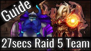 SUMMONERS WAR Guide zum 27secs Raid 5 Speed Team  Baleygr  Janssen German  Deutsch [upl. by D'Arcy]